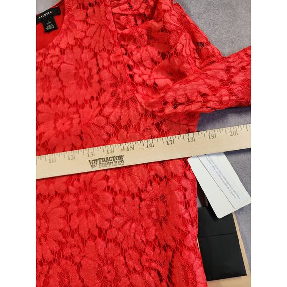 Halogen Floral Top Womens Size Small Petite SP Red Peplum Nordstroms New NWT - Picture 5 of 13